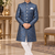 Turquoise sherwani for children boy's ethnic wear