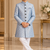 Sky blue sherwani for children boy's ethnic wear