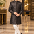 Black sherwani for children boy's ethnic wear