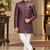 Wine sherwani for children boy's ethnic wear