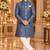 Turquoise sherwani for children boy's ethnic wear