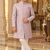 Pink sherwani for children boy's ethnic wear