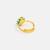 Gold plated pearl kundan flower ring