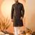 Premium black designer ethnic collection – heavy lachaka kurta pajama sets with luxurious detailing
