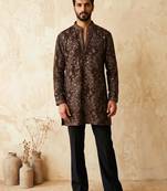 Premium coffee designer ethnic collection – heavy lachaka kurta pajama sets with luxurious detailing
