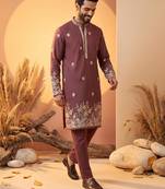 Premium pink designer ethnic collection – heavy lachaka kurta pajama sets with luxurious detailing
