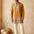 Premium orange designer ethnic collection – salsa fabric kurta pajama sets with luxurious detailing