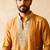 Premium orange designer ethnic collection – salsa fabric kurta pajama sets with luxurious detailing