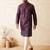 Premium wine designer ethnic collection –  silk kurta pajama sets with luxurious detailing