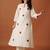 Off white cotton a-line kurta with palazzos