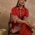 Rust cotton a-line kurta with palazzos