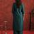Teal liva straight kurta with trousers