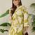 Green cotton straight kurta with palazzos