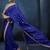 blue pure based fancy fabric embroidery saree