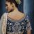 grey pure based fancy fabric embroidery saree