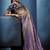 lavender pure based fancy fabric embroidery saree