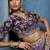 lavender pure based fancy fabric embroidery saree