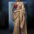 beige pure based fancy fabric embroidery saree