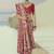 cream pure patan patola silk blend embroidery saree
