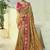 yellow pure patan patola silk blend saree for wedding & festivals