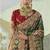green pure patan patola silk blend saree with heavy handwork