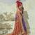 purple pure patan patola silk blend saree with heavy handwork