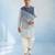Denim blue woven bandhi jacket
