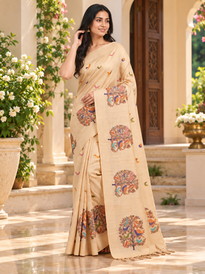 chiku erod soft with fancy digital print with tissue saree 2