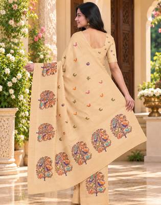chiku erod soft with fancy digital print with tissue saree 3