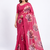 pink erod soft with fancy digital print with tissue saree