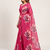 pink erod soft with fancy digital print with tissue saree