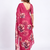pink erod soft with fancy digital print with tissue saree