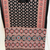 Black ajrakh print with mirror and latkan japan satin saree