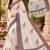 white embroidery work linen saree