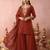 Women's Gorgeous Embroidery Work Vichitra Silk Fabric Straight Kurta Sharara and Dupatta Set