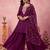 Women's Gorgeous Embroidery Work Vichitra Silk Fabric Straight Kurta Sharara and Dupatta Set