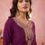 Women's Gorgeous Embroidery Work Vichitra Silk Fabric Straight Kurta Sharara and Dupatta Set