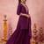 Women's Gorgeous Embroidery Work Vichitra Silk Fabric Straight Kurta Sharara and Dupatta Set