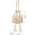 jashn edit off white & gold floral embellished faux silk potli