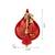 jashn edit red & gold floral embroidered brocade potli