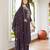 Women's Gorgeous Vichitra Fabric Embroidery Work Straight Kurta Pant and Dupatta Set
