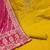 Women Yellow & Pink Printed Art Silk Embellished Unstitched Dress Material