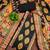 Women Black Printed Geometric Dress Material