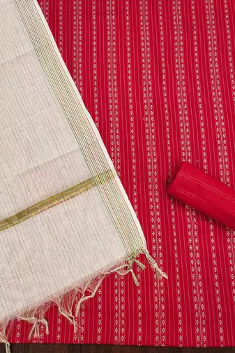 Ethnic Motifs Woven Design Unstitched Dress Material