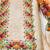 Cream Vichitra Silk With Floral Printed Unstitched Dress Material