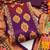 Women Purple Printed Geometric Dress Material