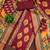 Women Maroon Printed Geometric Dress Material