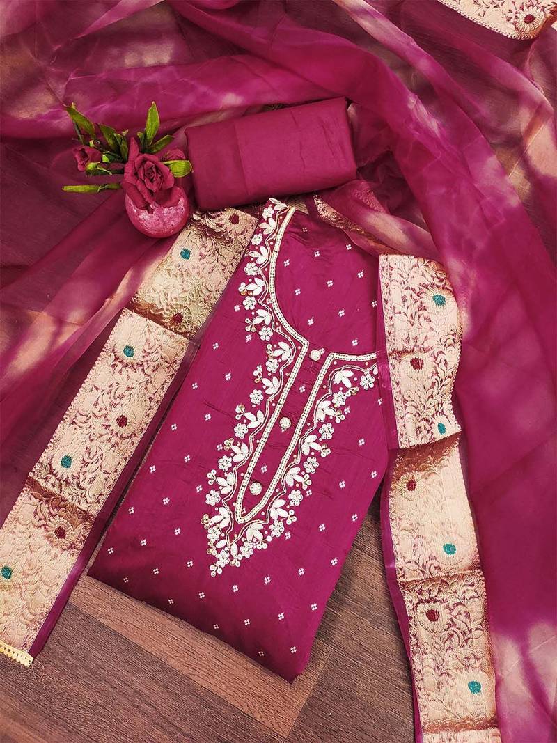 Unstitched Dress Material