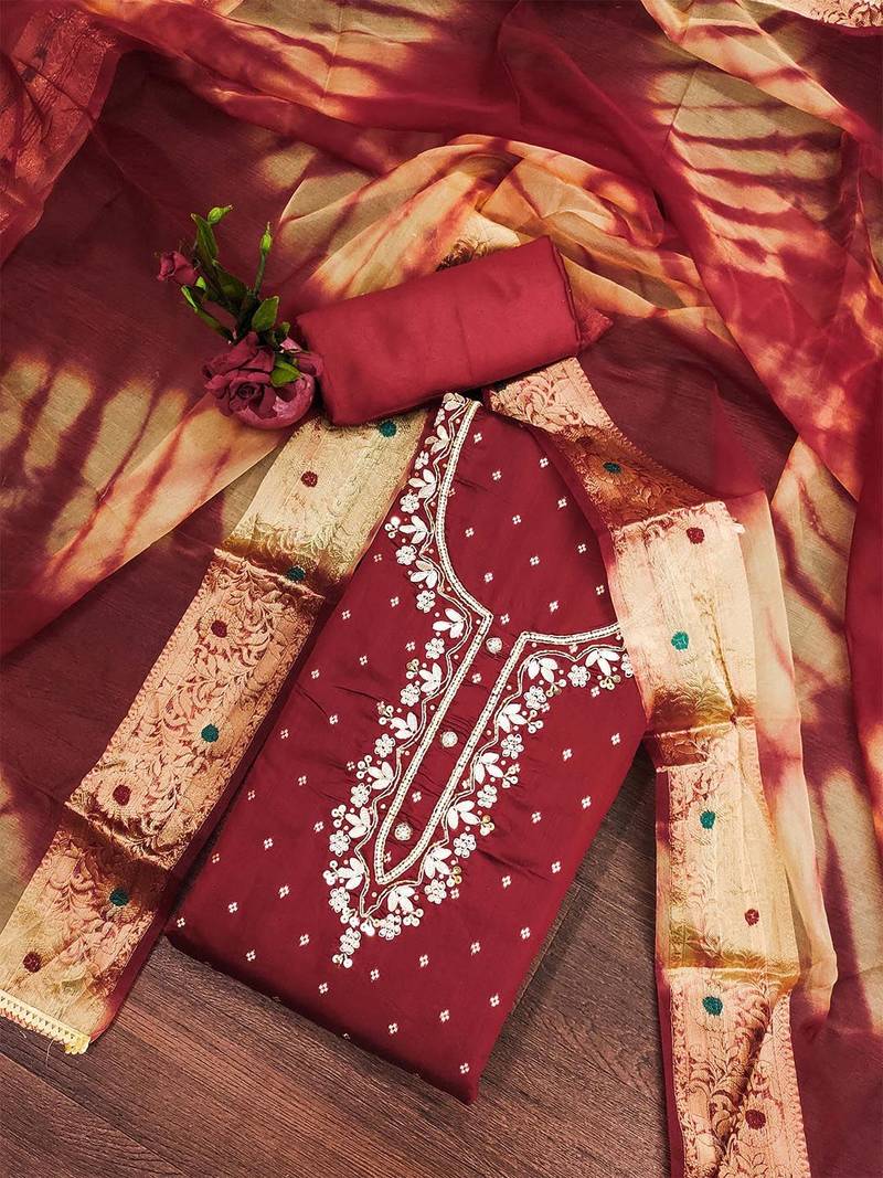Unstitched Dress Material