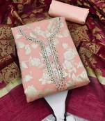 Woven Design Unstitched Dress Material